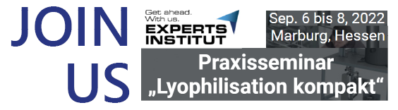 Treffen Sie Tempris beim Praxisseminar "Lyophilisation kompakt" in Marburg im September 2022