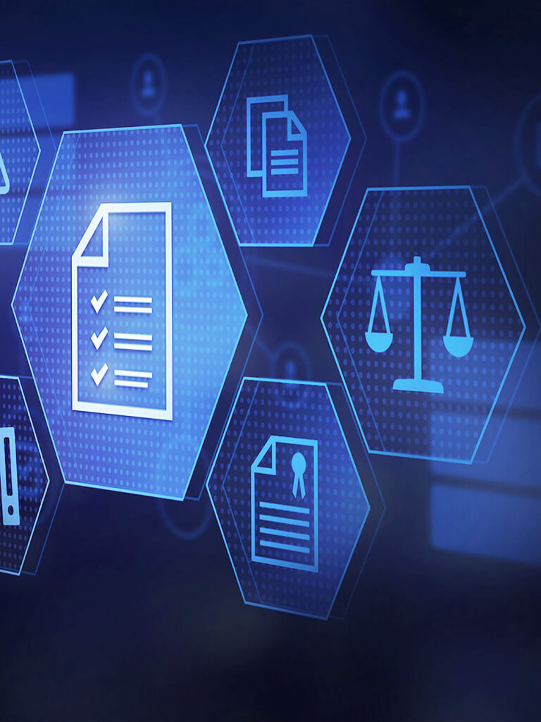 Icons for data submission and regulatories