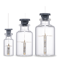 products-three-vials Tempris Temperature Sensor TL12, TL18 and TL28, each inserted in a vial