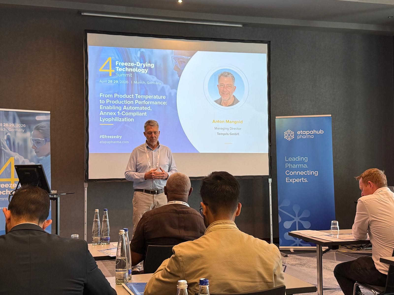 Tempris Presentationat the 4th Freeze-Drying Technologie Summit 2026 in Munich: From Product Temperature to Best Process Performance Tempris Presentation at the 4th Freeze-Drying Technologie Summit 2026 in Munich: From Product Temperature to Best Process Performance